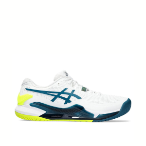 Asics Gel-Resolution 9 White/Teal Mens