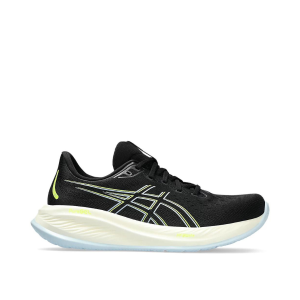 Asics Gel-Cumulus 26 (2E) Black / Safety Yellow Mens