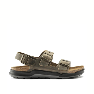 Birkenstock Milano CT Faded Khaki Oiled Leather