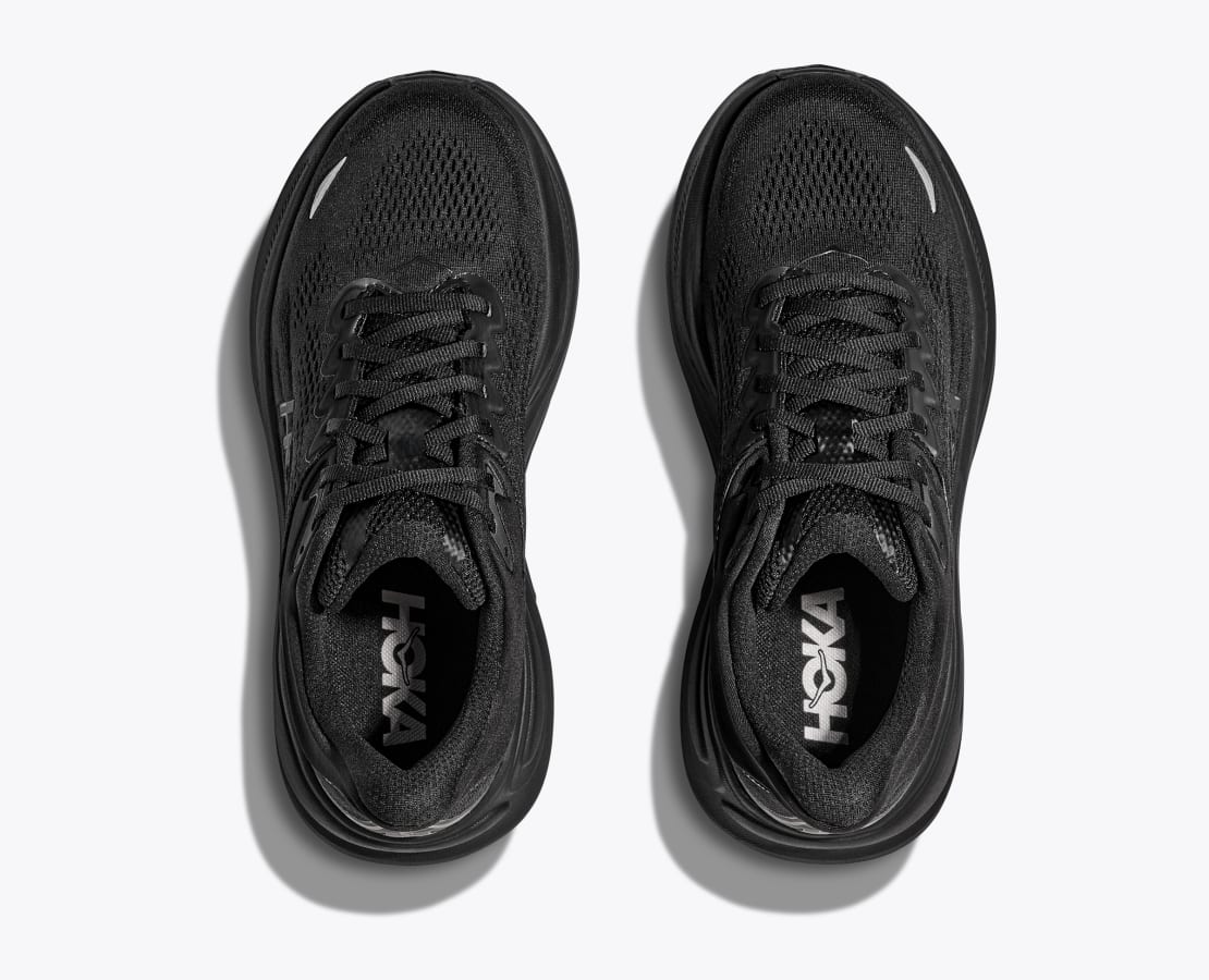 Hoka Bondi 9 X-Wide (4E) Black Mens • Frontrunner Queenstown