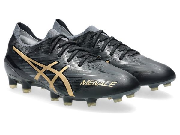 asics MENACE 海外モデル Asics Menace 5 Black/Gold FG boot (LAST PAIR US 10.5