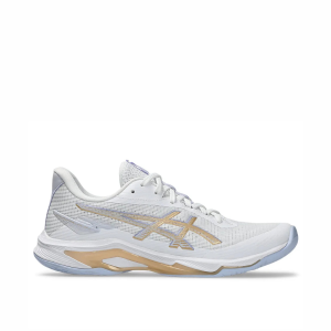 Asics Netburner Ballistic FF 4 (D) White / Champagne Womens