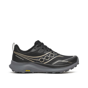 Saucony Peregrine 16 (D) Black / Carbon Womens