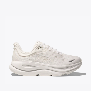 Hoka Bondi 9 Wide (D) White Womens